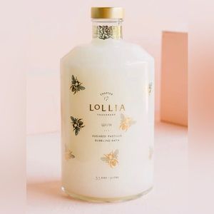 New Lollia WISH Sugared Pastille Bubbling Bath 33.8oz, Bubble Bath